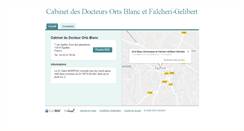 Desktop Screenshot of docteurortsblanc.com