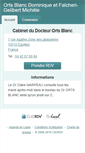 Mobile Screenshot of docteurortsblanc.com